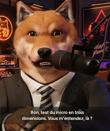 Premier essai dans l'overlay : il parle, et les sous-titres suivent sa voix.